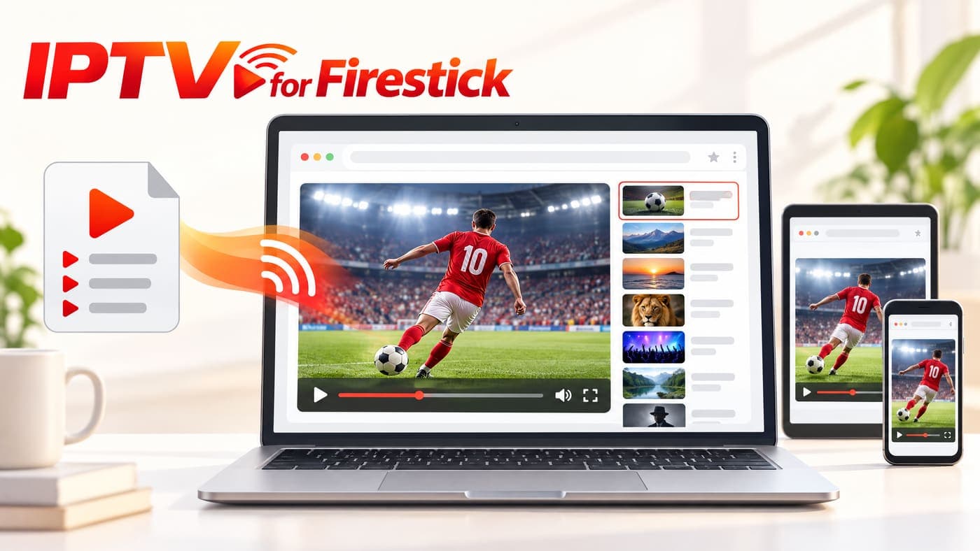 IPTV online player and web browser for watching IPTV in the UK